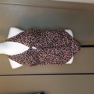 Keyhole Leopard print, pool-beach suit NEW CONDITION